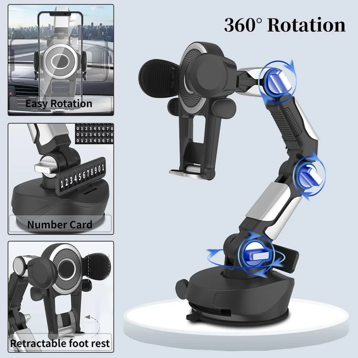 ستاند موبايل ذراعي متحرك Car Phone Holder